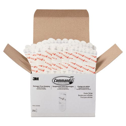 Command Poster Strips Value Pack Removable Holds Up To 1 Lb 0.63 X 1.75 White 48/pack - School Supplies - Command™