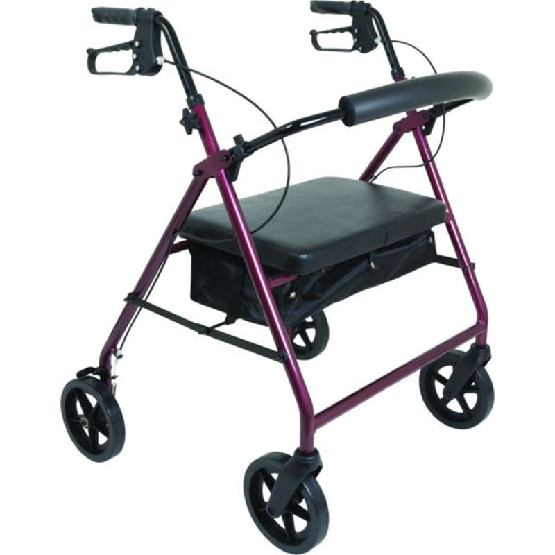 Compass Health Brands Transport Rollator Burgandy - Item Detail - Compass Health Brands