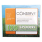 CONSERVE Corn Starch Cutlery Spoon White 100/pack - Food Service - CONSERVE®