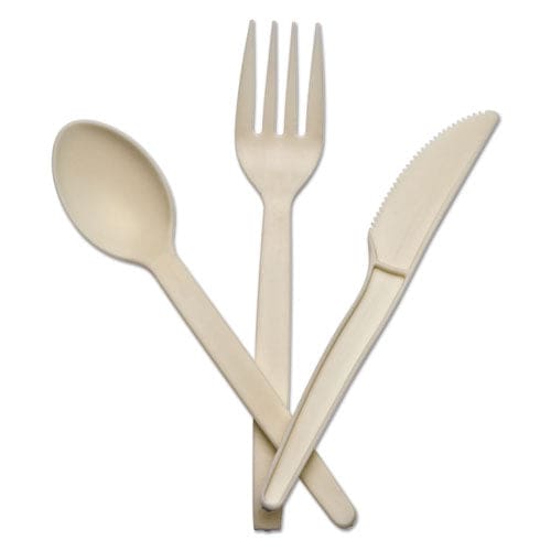 CONSERVE Corn Starch Cutlery Spoon White 100/pack - Food Service - CONSERVE®