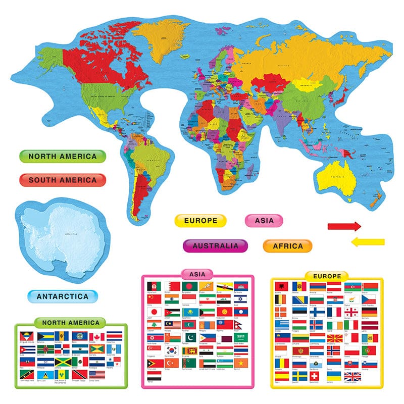 Continents & Countries Bbs (Pack of 2) - Social Studies - Trend Enterprises Inc.