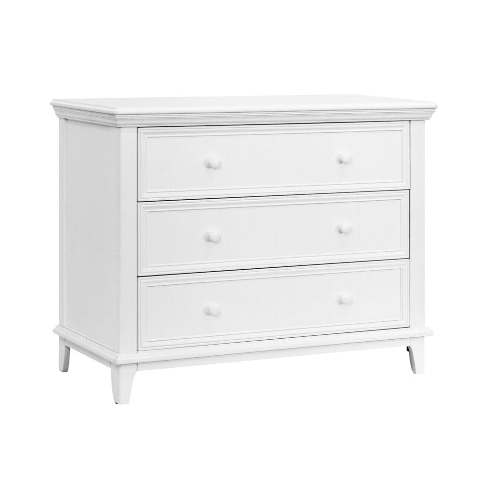 Contours 3-Drawer Transitional Dresser White - Changing Tables & Dressers - Contours