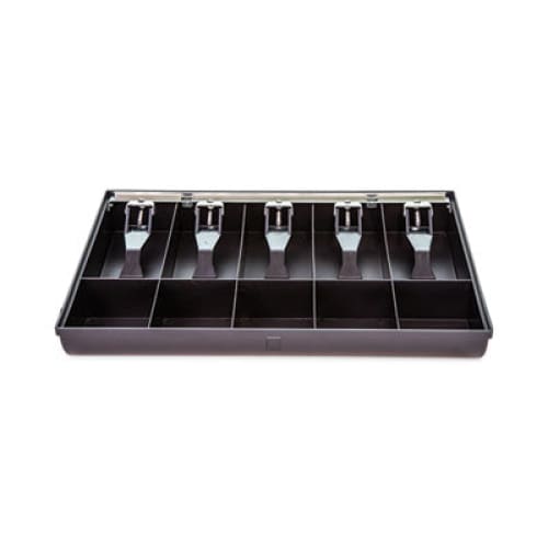 CONTROLTEK Cash Drawer Replacement Tray 10 Compartments 16 X 11.25 X 2.25 Black - Office - CONTROLTEK®