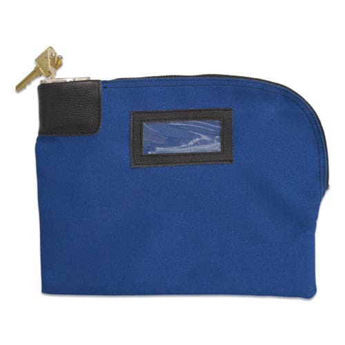 CONTROLTEK Fabric Deposit Bag Vinyl 6 X 11 X 1 Blue - Office - CONTROLTEK®