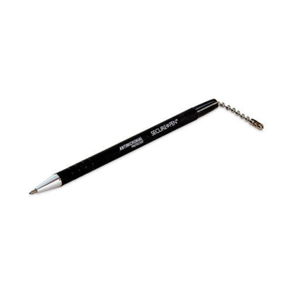 CONTROLTEK Replacement Antimicrobial Counter Chain Pen Medium 1 Mm Black Ink Black - Office - CONTROLTEK®