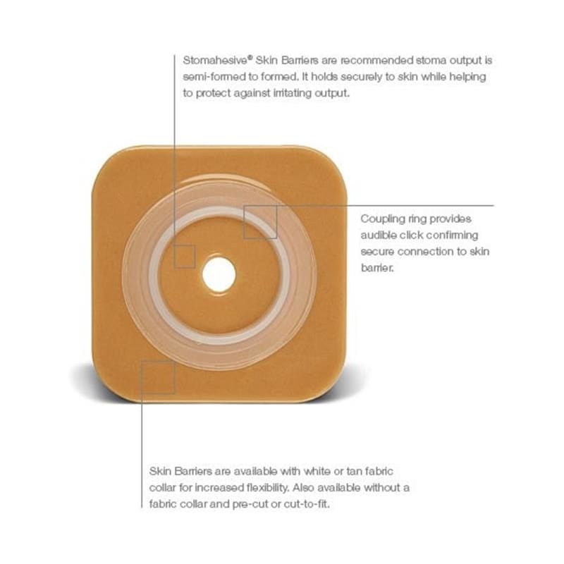 Convatec Wafer Sur-Fit Natura 1 3/4 Cut-To Fit Box of 10 - Ostomy >> Barriers - Convatec