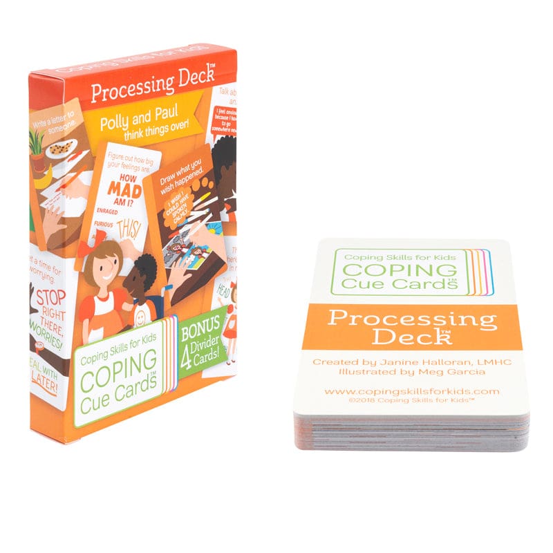Coping Cue Cards Processing Deck - Self Awareness - Coping Skills For Kids