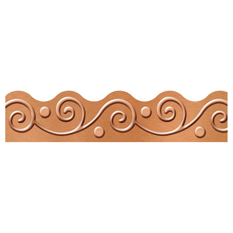 Copper Scrolls Terrific Trimmers I Love Metal (Pack of 12) - Border/Trimmer - Trend Enterprises Inc.