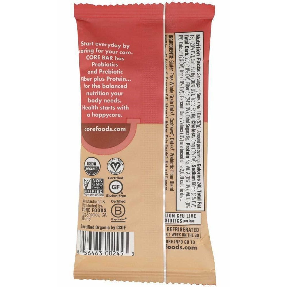 Core Foods Core Foods Coconut Cashew Mango Bar, 2 oz