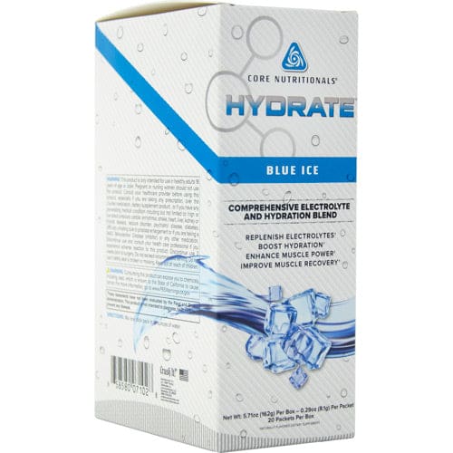 Core Nutritionals Hydrate Blue Ice 20 ea - Core Nutritionals