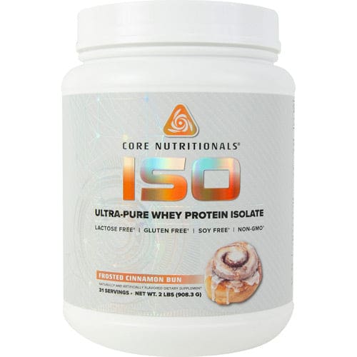 Core Nutritionals Iso Protein Frosted Cinnamon Bun 2 lbs - Core Nutritionals