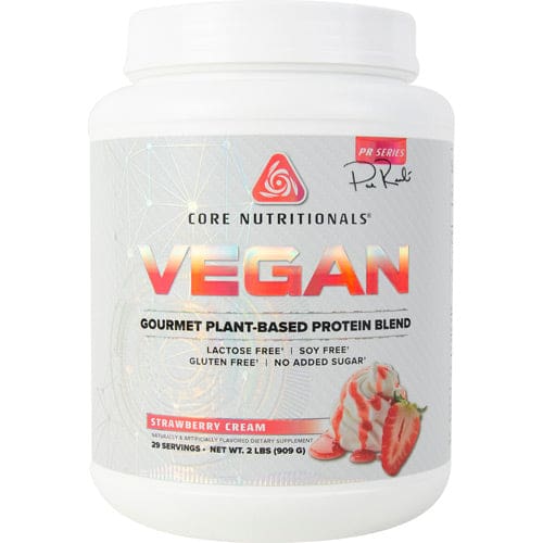 Core Nutritionals Vegan Strawberry Cream 2 lbs - Core Nutritionals