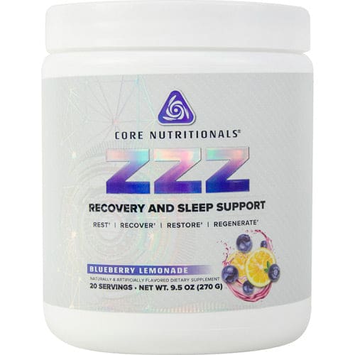 Core Nutritionals Zzz Blueberry Lemonade 20 ea - Core Nutritionals
