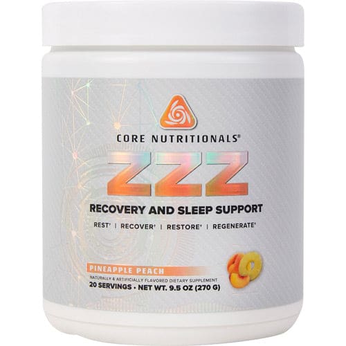 Core Nutritionals Zzz Recovery And Sleep Support Pineapple Peach 20 ea - Core Nutritionals