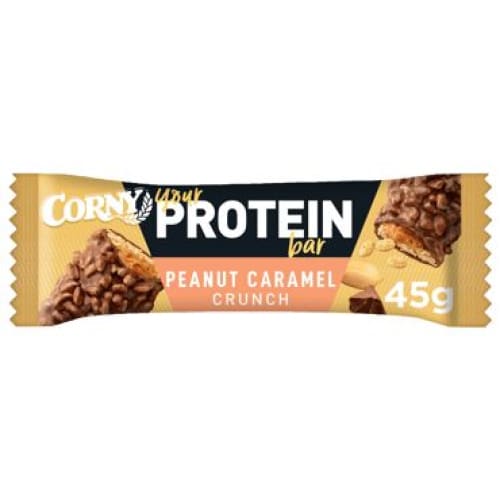 Corny Crunchy Chocolate Peanut Caramel Protein Bar Snack 1.6 oz (45 g) - Corny