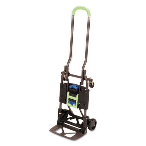 Cosco 2-in-1 Multi-position Hand Truck And Cart 300 Lbs 16.63 X 12.75 X 49.25 Black/blue/green - Janitorial & Sanitation - Cosco®