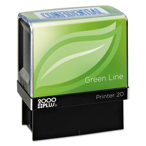 COSCO 2000PLUS Green Line Message Stamp Faxed 1.5 X 0.56 Red - Office - COSCO 2000PLUS®