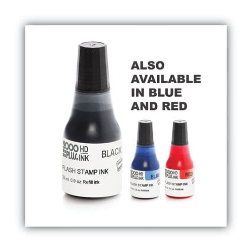 COSCO 2000PLUS Pre-ink High Definition Refill Ink 0.9 Oz. Bottle Black - Office - COSCO 2000PLUS®