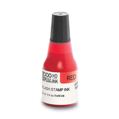 COSCO 2000PLUS Pre-ink High Definition Refill Ink Red 0.9 Oz Bottle Red - Office - COSCO 2000PLUS®