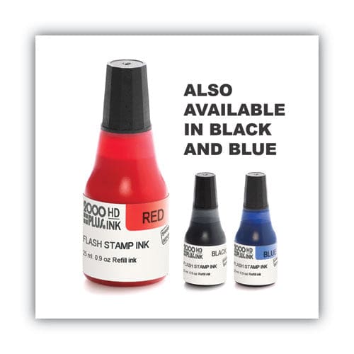 COSCO 2000PLUS Pre-ink High Definition Refill Ink Red 0.9 Oz Bottle Red - Office - COSCO 2000PLUS®