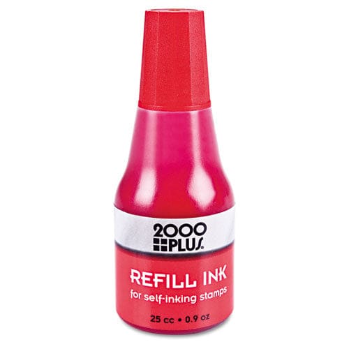 COSCO 2000PLUS Self-inking Refill Ink 0.9 Oz. Bottle Blue - Office - COSCO 2000PLUS®