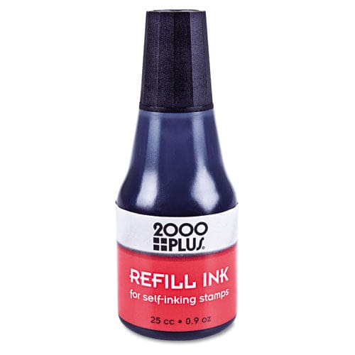 COSCO 2000PLUS Self-inking Refill Ink 0.9 Oz. Bottle Blue - Office - COSCO 2000PLUS®