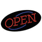 COSCO Led Open Sign 10.5 X 20.13 Red And Blue Graphics - Office - COSCO