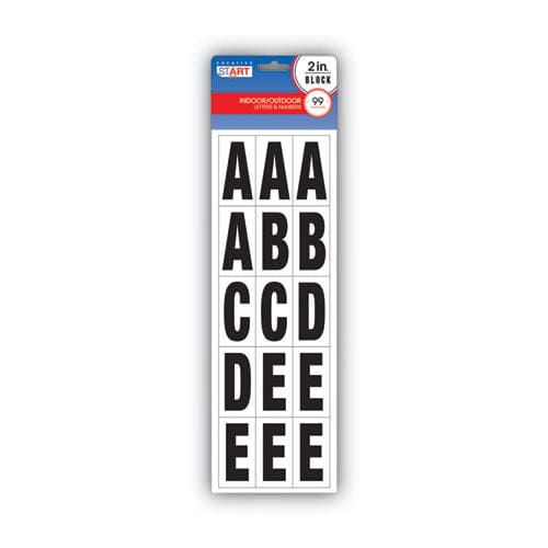 COSCO Letters Numbers And Symbols Self Adhesive Black 2h 84 Characters - School Supplies - COSCO