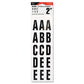 COSCO Letters Numbers And Symbols Self Adhesive Black 3h 64 Characters - School Supplies - COSCO