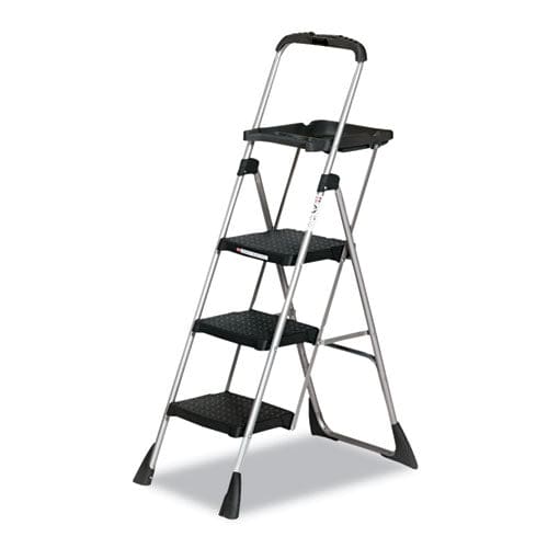 Cosco Max Work Platform 55 Working Height 225 Lb Capacity 3 Steps Steel Black - Janitorial & Sanitation - Cosco®