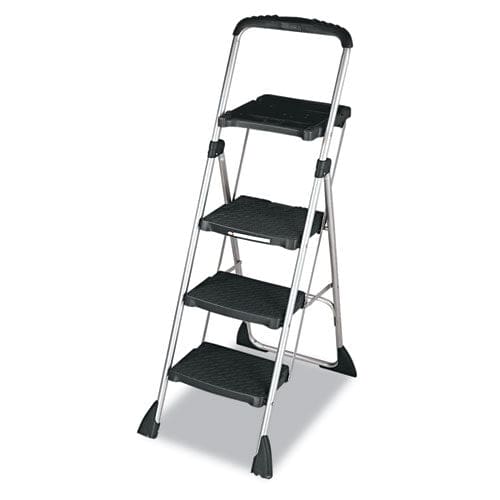 Cosco Max Work Platform 55 Working Height 225 Lb Capacity 3 Steps Steel Black - Janitorial & Sanitation - Cosco®