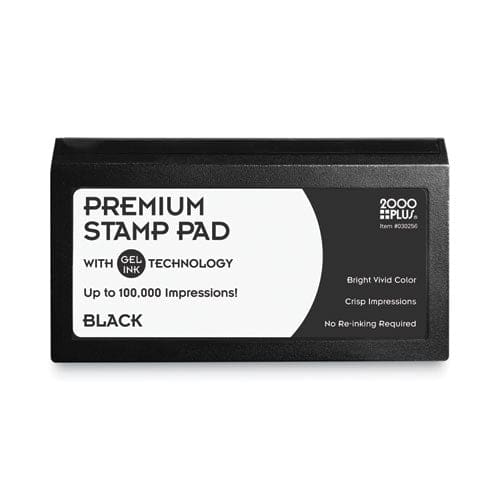 COSCO Microgel Stamp Pad For 2000 Plus 6.17 X 3.13 Black - School Supplies - COSCO