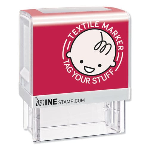 COSCO Mine Textile Stamp 1.5 X 1.5 Black - Office - COSCO