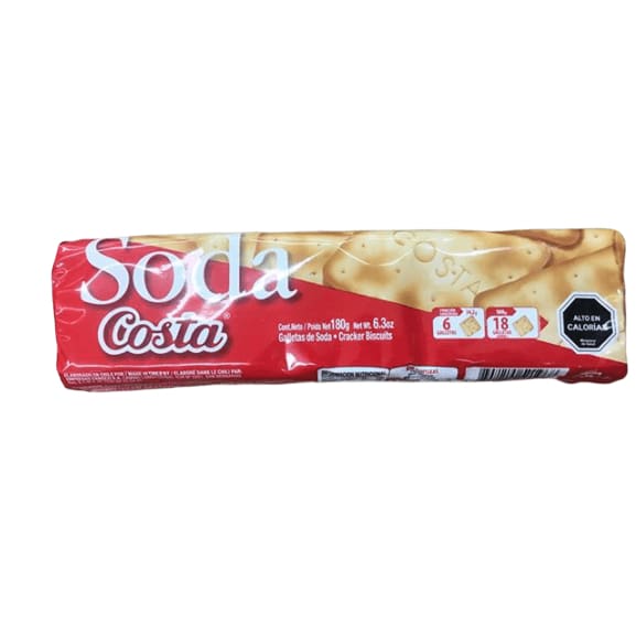 Costa Soda Crackers, 6.3 oz - ShelHealth.Com