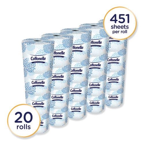 Cottonelle 2-ply Bathroom Tissue Septic Safe White 451 Sheets/roll 20 Rolls/carton - Janitorial & Sanitation - Cottonelle®