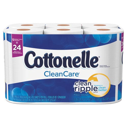 Cottonelle Clean Care Bathroom Tissue Septic Safe 1-ply White 170 Sheets/roll 12 Rolls/pack - Janitorial & Sanitation - Cottonelle®
