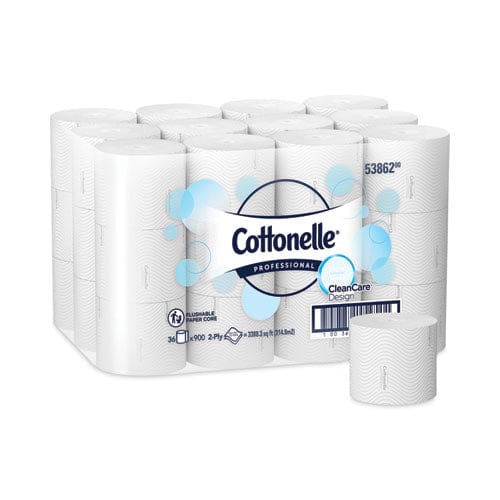 Cottonelle Clean Care Bathroom Tissue Septic Safe 2-ply White 900 Sheets/roll 36 Rolls/carton - Janitorial & Sanitation - Cottonelle®