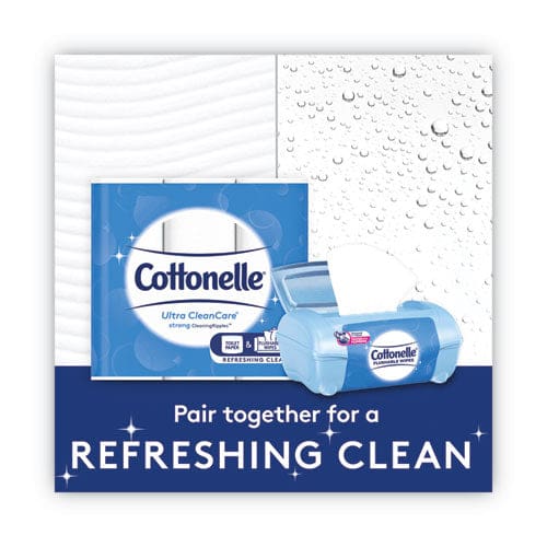 Cottonelle Fresh Care Flushable Cleansing Cloths 3.75 X 5.5 White 42/pack 8 Packs/carton - School Supplies - Cottonelle®