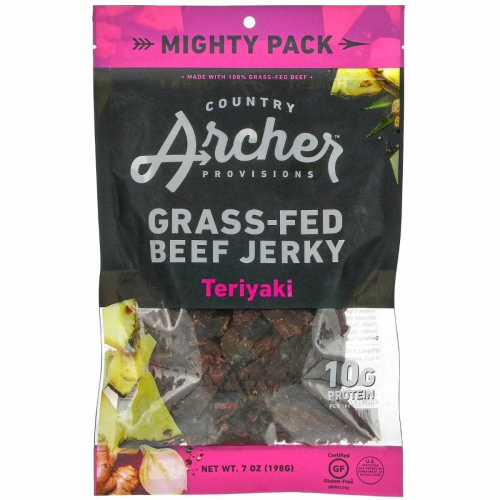 COUNTRY ARCHER Country Archer Jerky Beef Teriyaki, 7 Oz