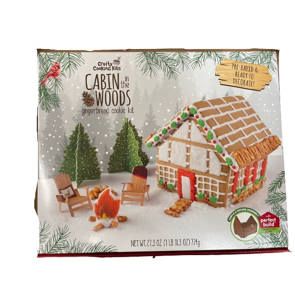 Crafty Cooking Kits Cabin in the Woods Gingerbread House 28 oz. - Crafty Cooking Kits