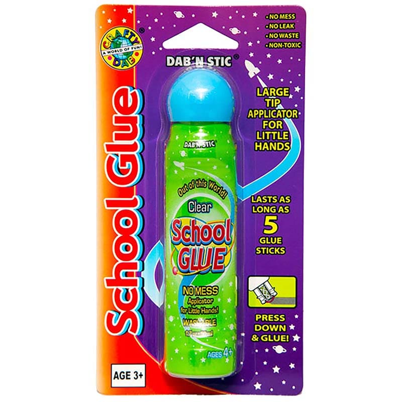 Crafty Dab Glues Dab N Stic School Glue (Pack of 12) - Glue/Adhesives - Crafty Dab - A Div. Of C J Venne Ll