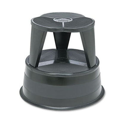 Cramer Kik-step Steel Step Stool 2-step 350 Lb Capacity 16 Diameter X 14.25h Black - Janitorial & Sanitation - Cramer®