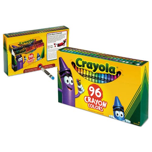 Crayola Classic Color Crayons In Flip-top Pack With Sharpener 96 Colors/pack - School Supplies - Crayola®