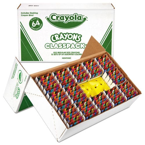 Crayola Classpack Regular Crayons Assorted 13 Caddies 832/box - School Supplies - Crayola®