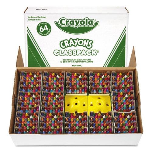 Crayola Classpack Regular Crayons Assorted 13 Caddies 832/box - School Supplies - Crayola®