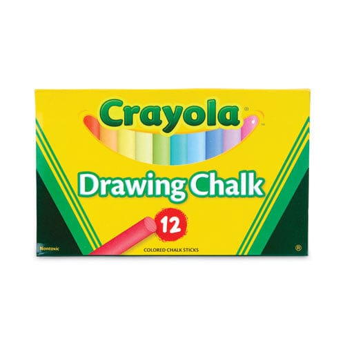 Crayola Colored Drawing Chalk 3.19 X 0.38 Diameter 12 Assorted Colors 12 Sticks/set - School Supplies - Crayola®