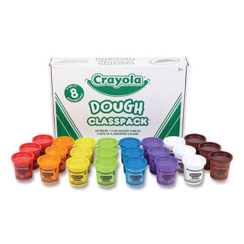 Crayola Dough Classpack 3 Oz 8 Assorted Colors 24/pack - School Supplies - Crayola®