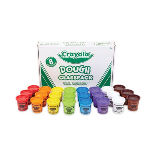 Crayola Dough Classpack 3 Oz 8 Assorted Colors 24/pack - School Supplies - Crayola®