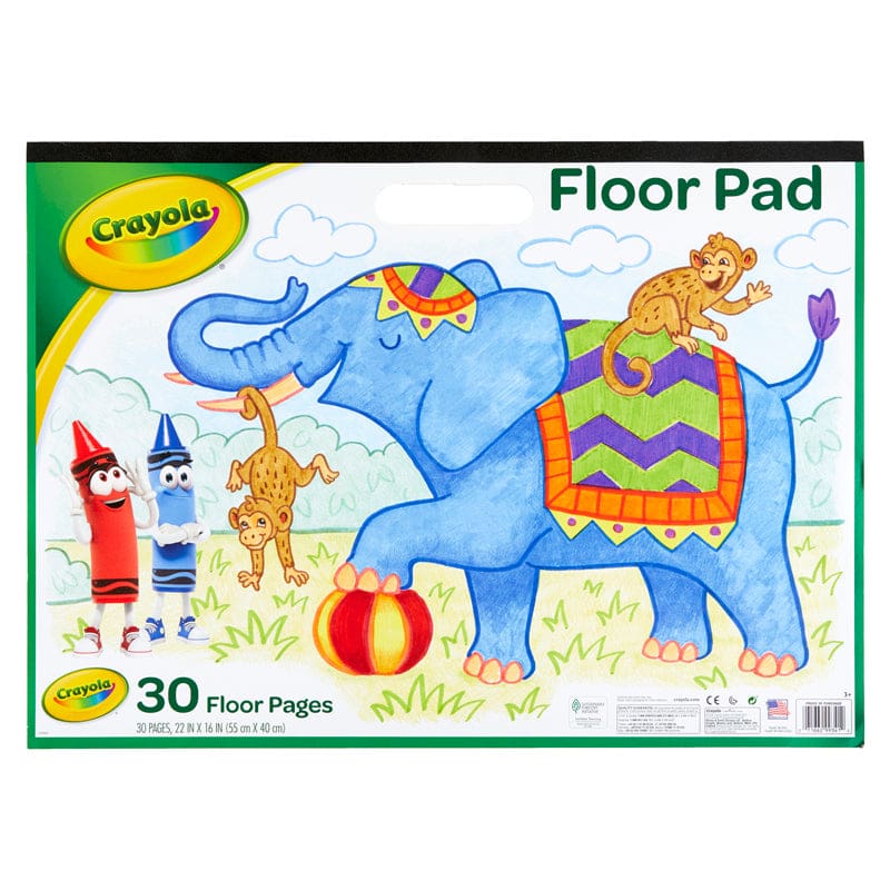 Crayola Giant Floor Pad (Pack of 8) - Sketch Pads - Crayola LLC