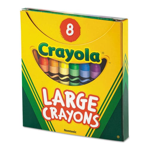 Crayola Large Crayons Tuck Box 8 Colors/box - School Supplies - Crayola®